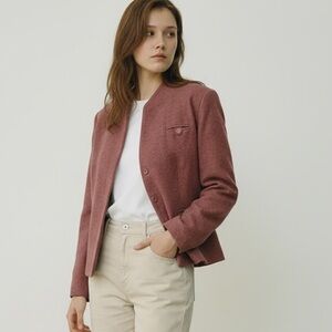 Vintage Louben Montreal Cropped Jacket Size 9 Wool Blend